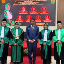 PTA Sulawesi Barat Gelar Pengambilan Sumpah Jabatan dan Pelantikan Hakim Tinggi serta Ketua PA