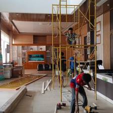 Tingkatkan Kenyamanan Layanan, PTA Sulawesi Barat Pasang Wall Panel di Area PTSP