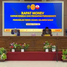 PTA Sulawesi Barat Gelar Rapat Monev Capaian Kinerja dan Persiapan Purnabakti
