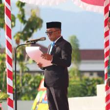 Peringati HUT ke-81 MA RI, Empat Satuan Kerja Peradilan di Mamuju Gelar Upacara Bersama
