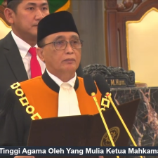 Drs. M. Yusuf, S.H., M.H. Resmi Dilantik sebagai Ketua PTA Sulawesi Barat