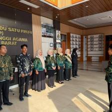 Jaga Konsistensi Pelayanan, PTA Sulawesi Barat Gelar Briefing Rutin PTSP