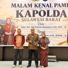 Perkuat Sinergi Antarinstansi, PTA Sulawesi Barat Hadiri Malam Kenal Pamit Kapolda