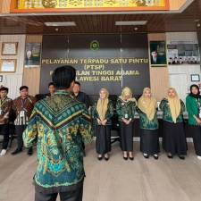 Perkuat Kesiapan Pelayanan, PTA Sulawesi Barat Gelar Briefing PTSP